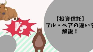 【投資信託】ブルとベアの違いをわかりやすく解説！メリットやデメリットは？